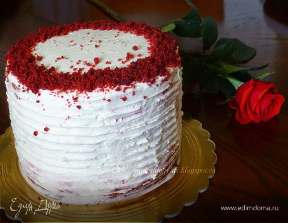 Торт Красный Бархат классический рецепт с фото пошагово