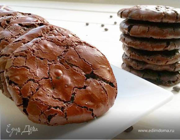 Шоколадное печенье, пошаговый рецепт с фото от автора Елена Иванова