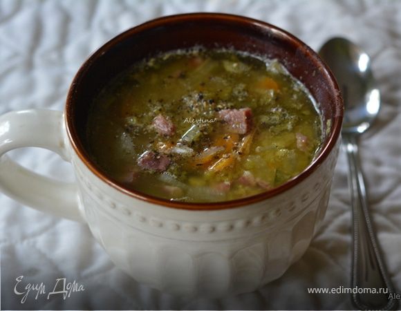 Гороховый суп с копченой рулькой, пошаговый рецепт с фото | Recipe | Ethnic recipes, Recipes, Food