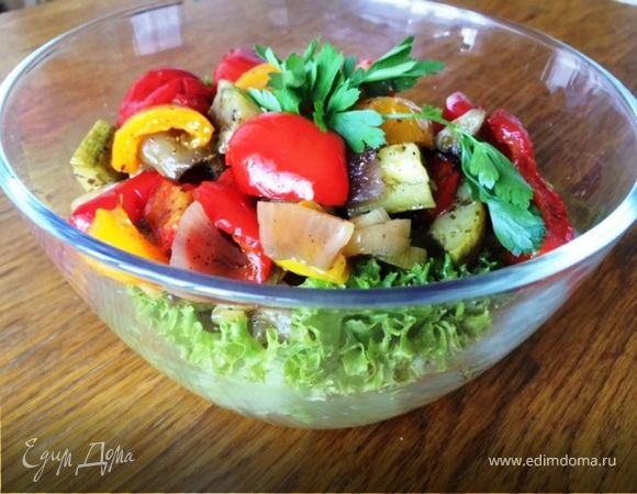 Салат из печеных овощей