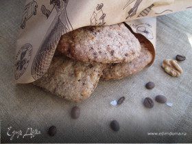 Итальянское шоколадно-ореховое печенье с солью