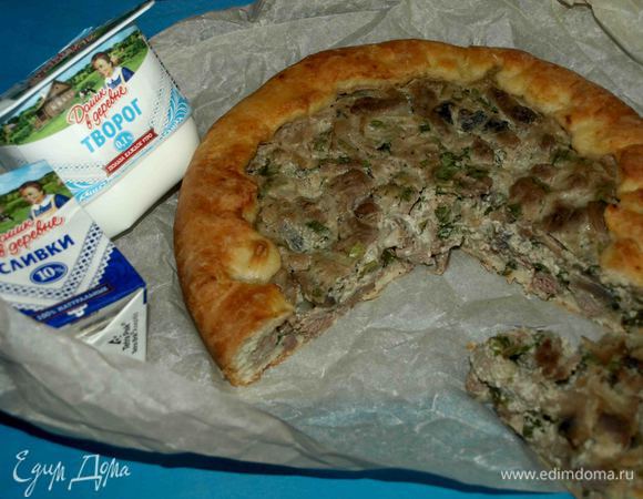Пирог с мясом и грибами — рецепт с фото пошагово