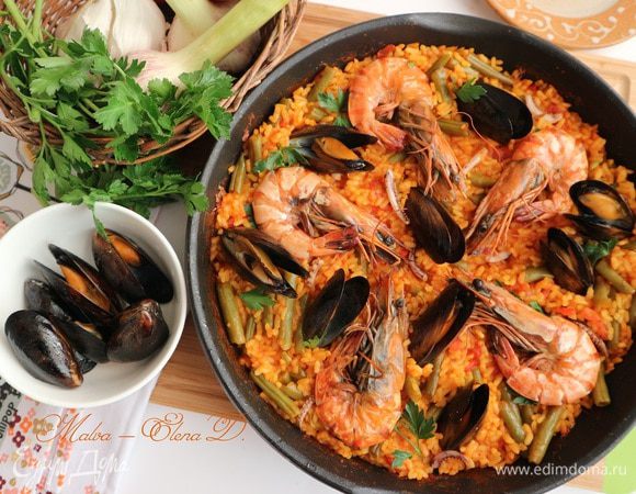 Паэлья: рецепт классический с морепродуктами пошагово с фото | Меню недели