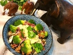 Африканский салат с брокколи