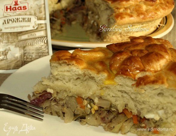 Пирожки с капустой, пошаговый рецепт на ккал, фото, ингредиенты - Полина