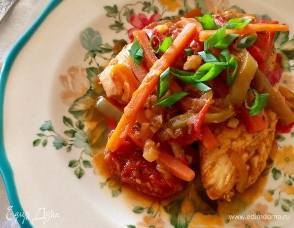 Курица по-китайски с овощами рецепт – Китайская кухня: Основные блюда. «Еда»