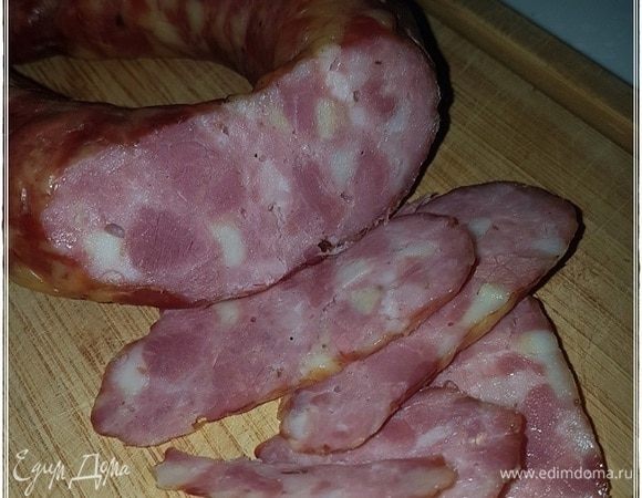 Рецепт домашней колбасы из свинины
