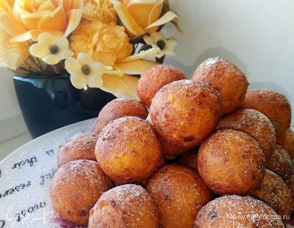 Пончики творожные со сметаной рецепт – Китайская кухня: Выпечка и десерты. «Еда»