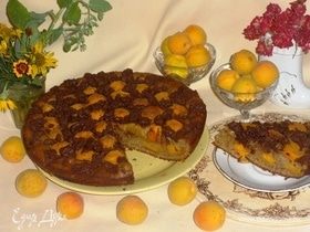 Ржаной пирог с абрикосами
