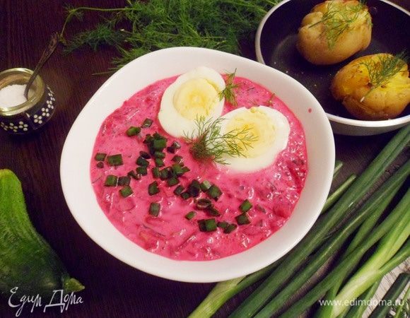Шалтибарщай (холодный борщ по-литовски) Шалтибарщай (холодный борщ по-литовски)