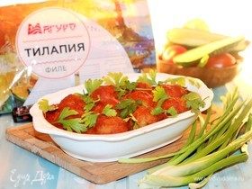 Рыбные фрикадельки в овощном соусе