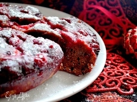 Пирог новогодний «Вишня в шоколаде»