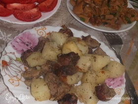 Душистый картофель со свининой