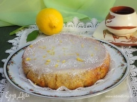 Лимонно-миндальный кекс