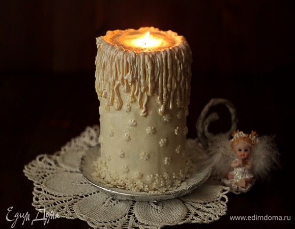 Торт «Рождественская свеча»