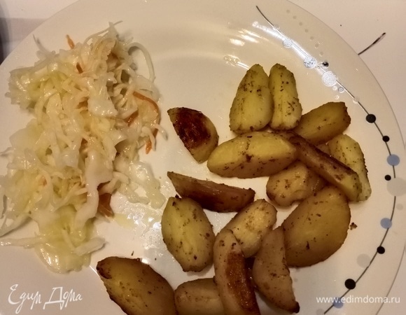 Картошка с чесноком и майонезом в духовке