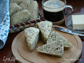 Хлеб с прованскими травами и семенами льна