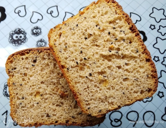 Цельнозерновой хлеб с черным тмином