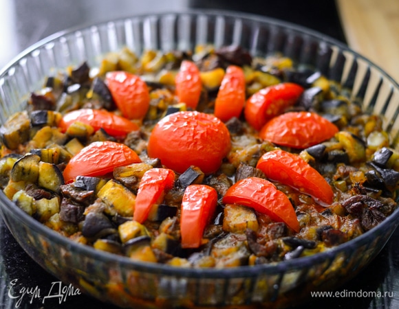 Овощное рагу с кабачками и баклажанами рецепт - Кулинарния