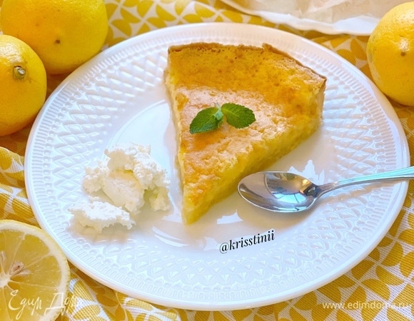 Лимонно-ванильный пирог