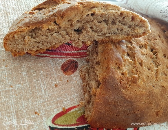 Быстрый Хлеб из цельнозерновой муки в духовке - пошаговый рецепт с фото на Готовим дома