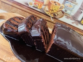 Шоколадный кекс из горячего теста