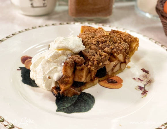 Яблочный пирог с изюмом рецепт – Европейская кухня: Выпечка и десерты. «Еда»