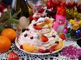 Торт «Новогодняя Павлова»