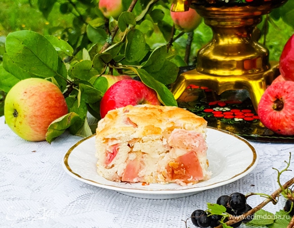 Нежный яблочный пирог