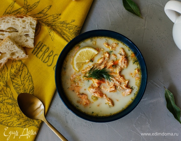 Рецепт сырно-сливочного супа из двух видов рыбы с фото пошагово | Меню недели