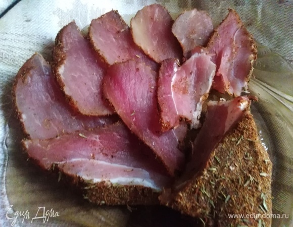 Свинина деликатесная подвяленная, пошаговый рецепт на 1077 ккал, фото,  ингредиенты - alla_33