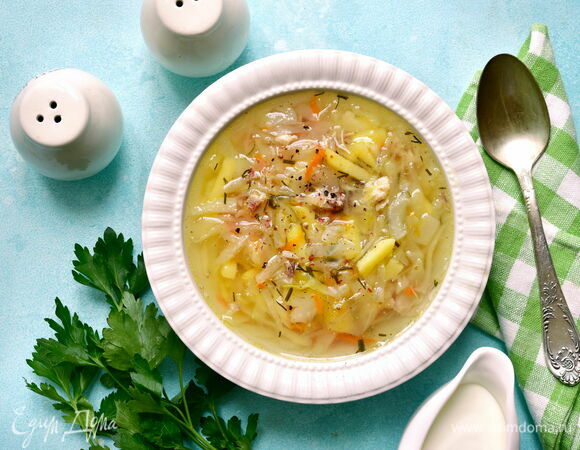 Постные супы с капустой — рецепты с пошаговыми фото и видео