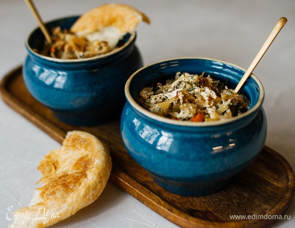 Жаркое из свинины с картошкой и грибами сушеными — рецепт жаркого в горшочках