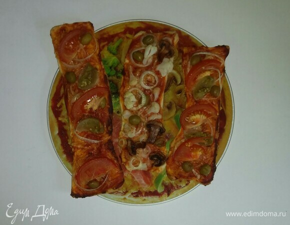 Пицца из слоеного бездрожжевого теста в духовке - пошаговый рецепт с фото на kormstroytorg.ru