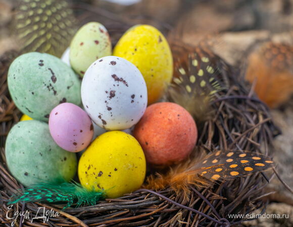 Цветочные пасхальные яйца своими руками