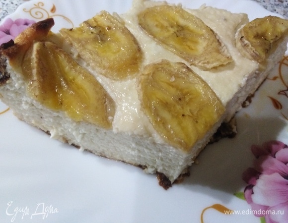Какие есть рецепты блюд из творога и банана (желательно с фото)?