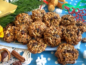 Печенье из кукурузных хлопьев с семечками