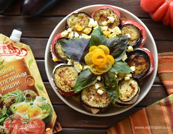 Салат с хрустящими баклажанами и кабачками, пошаговый рецепт на ккал, фото, ингредиенты - Марфа