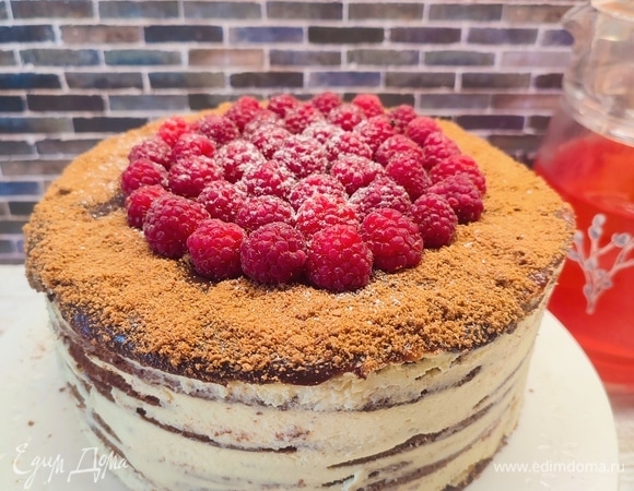 Шоколадный вафельный торт из коржей на скорую руку рецепт с фото пошагово