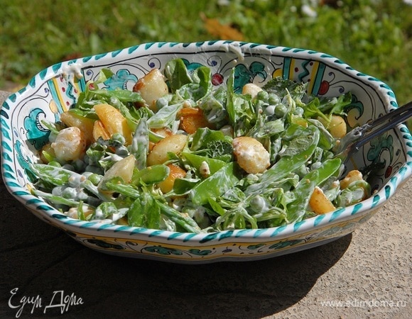 Ароматный итальянский салат с анчоусами – пошаговый рецепт приготовления с фото