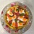 Картофельный корж со сливочной начинкой, красной рыбой и яйцами