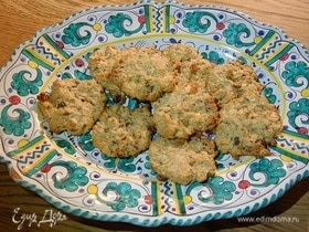 Овсяное печенье с бананом, орехами и шоколадом