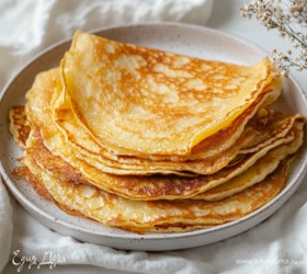 Рецепт постных блинов на минералке