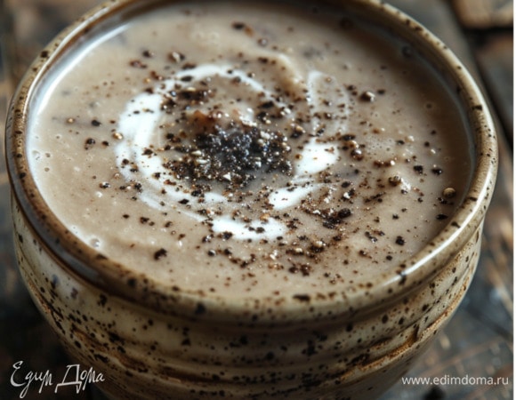 Кокосовый суп-пюре с шампиньонами Кокосовый суп-пюре с шампиньонами