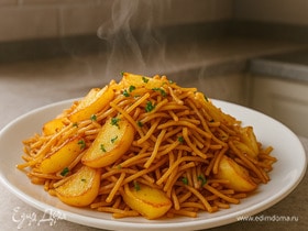 Вермишель с картошкой