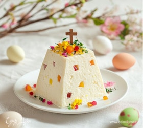 Пасха с цукатами и лимонной цедрой