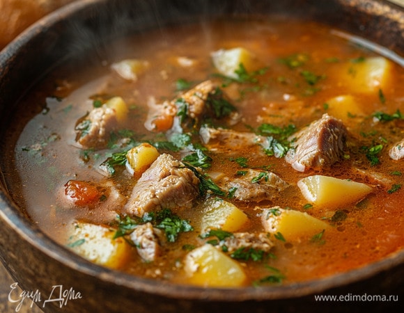 Харчо из свинины с картошкой