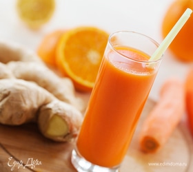 Фруктово-овощной смузи: морковь + яблоко + апельсин Фруктово-овощной смузи: морковь + яблоко + апельсин