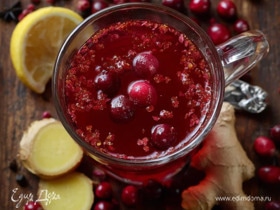 Ягодный чай с имбирём