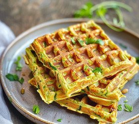 Кабачковые вафли